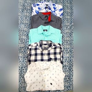 Boys size 5 bundle of button-down shirts